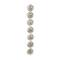 Silver Sand Dollar Metal Beads, 18mm by Bead Landing™